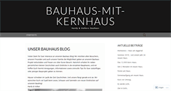 Desktop Screenshot of bauhaus-mit-kernhaus.com