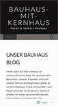 Mobile Screenshot of bauhaus-mit-kernhaus.com