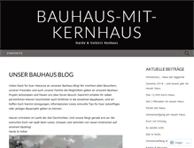 Tablet Screenshot of bauhaus-mit-kernhaus.com
